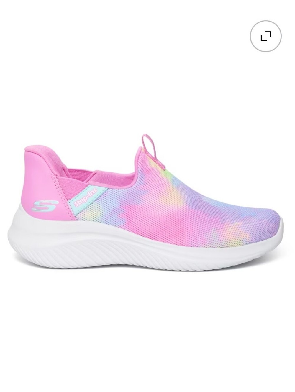 Skechers Kids Pink Pastel Tie-Dye Slip-On Sneakers